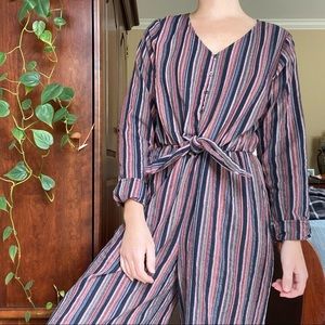 BOHO STRIPED JUMPSUIT